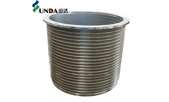 Medium consistency pressure screen screen basket