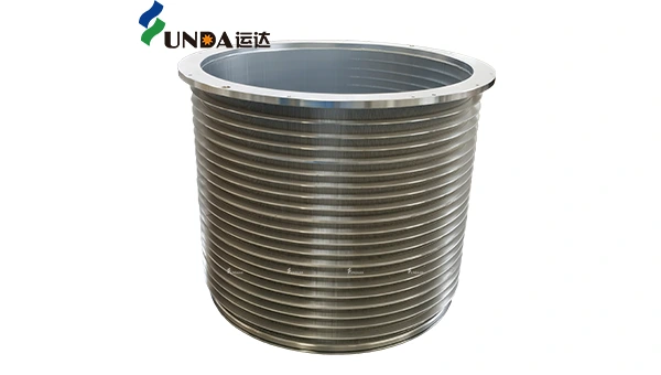 Medium consistency pressure screen screen basket